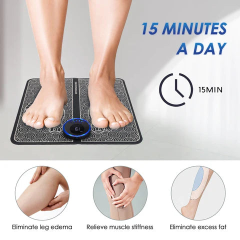⚡ AccuRelief EMS Foot Massager – Foldable Pain Relief Mat ⚡