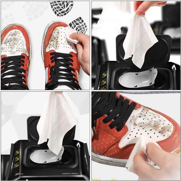 👟✨ Sneaker & Shoe Cleaner Wipes – 1 Pack (80 Wipes) 🧻