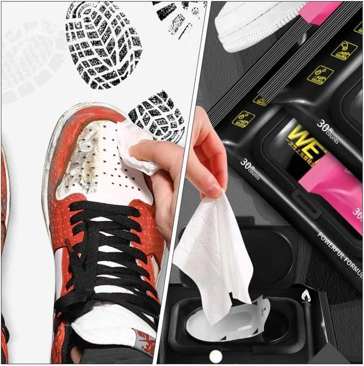 👟✨ Sneaker & Shoe Cleaner Wipes – 1 Pack (80 Wipes) 🧻