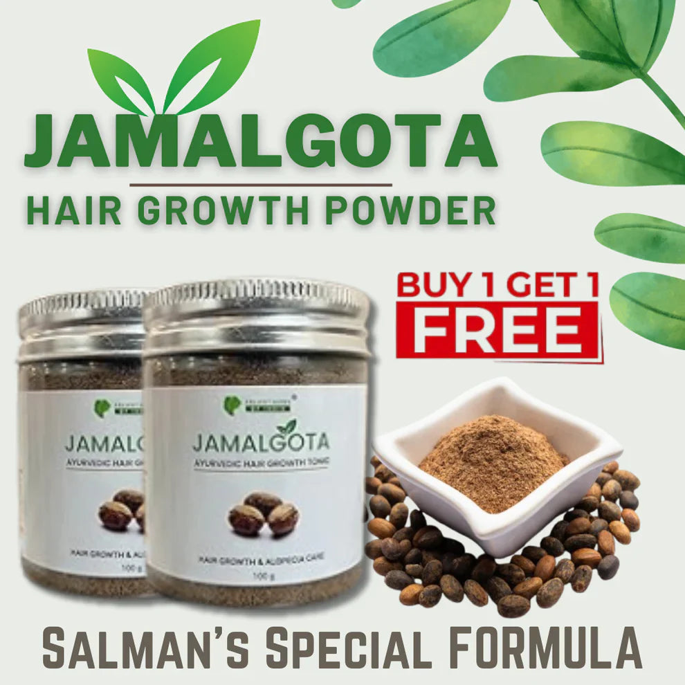 🌿 Jamalgota Ayurvedic Hair Growth Powder Buy 1 Get 1 Free🌿